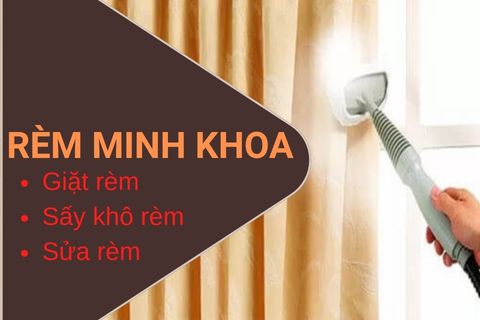 Dịch vụ giặt, sấy, sửa rèm vải